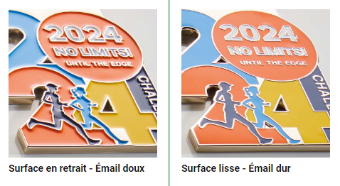 Pin's en métal et marquage émail